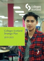 Colleges Scotland Strategic Plan 2019-23 cover image