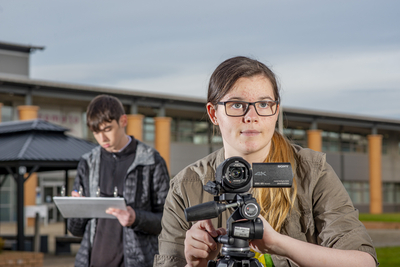 Photographers at West Lothian College
