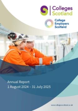 Cover of Annual Report 2024-25 showing two individuals in orange overalls, working on machinery